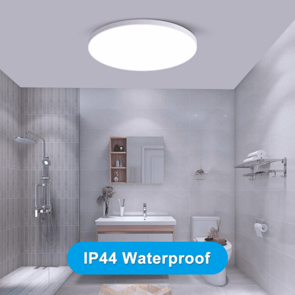 11" LED, Waterproof, Slim Bedroom, Living Room Ceiling Flush Mount Light - Image 3