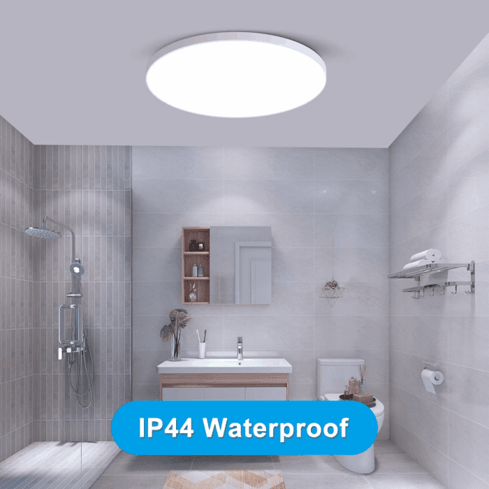11" LED, Waterproof, Slim Bedroom, Living Room Ceiling Flush Mount Light - Image 3
