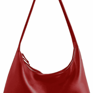 Leather Hobo Bags for Women Small Soft Shoulder Purse Slouchy Tote Handbags with Double Zipper Design 2025