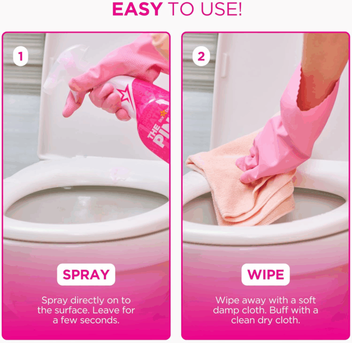 - the Pink Stuff - Miracle Bathroom Foam Cleaner 750Ml - Baths, Tiles, Soap Scum, Limescale, Streak Free - Image 4
