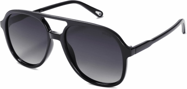 Retro Polarized Aviator Sunglasses for Women Men Classic 70S Vintage Trendy Square Aviators SJ2174