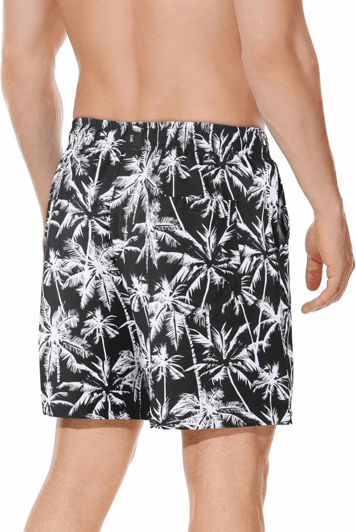 Men'S Swim Trunks Board Shorts Quick Dry Mens Swimming Trunks with Compression Liner - Image 2