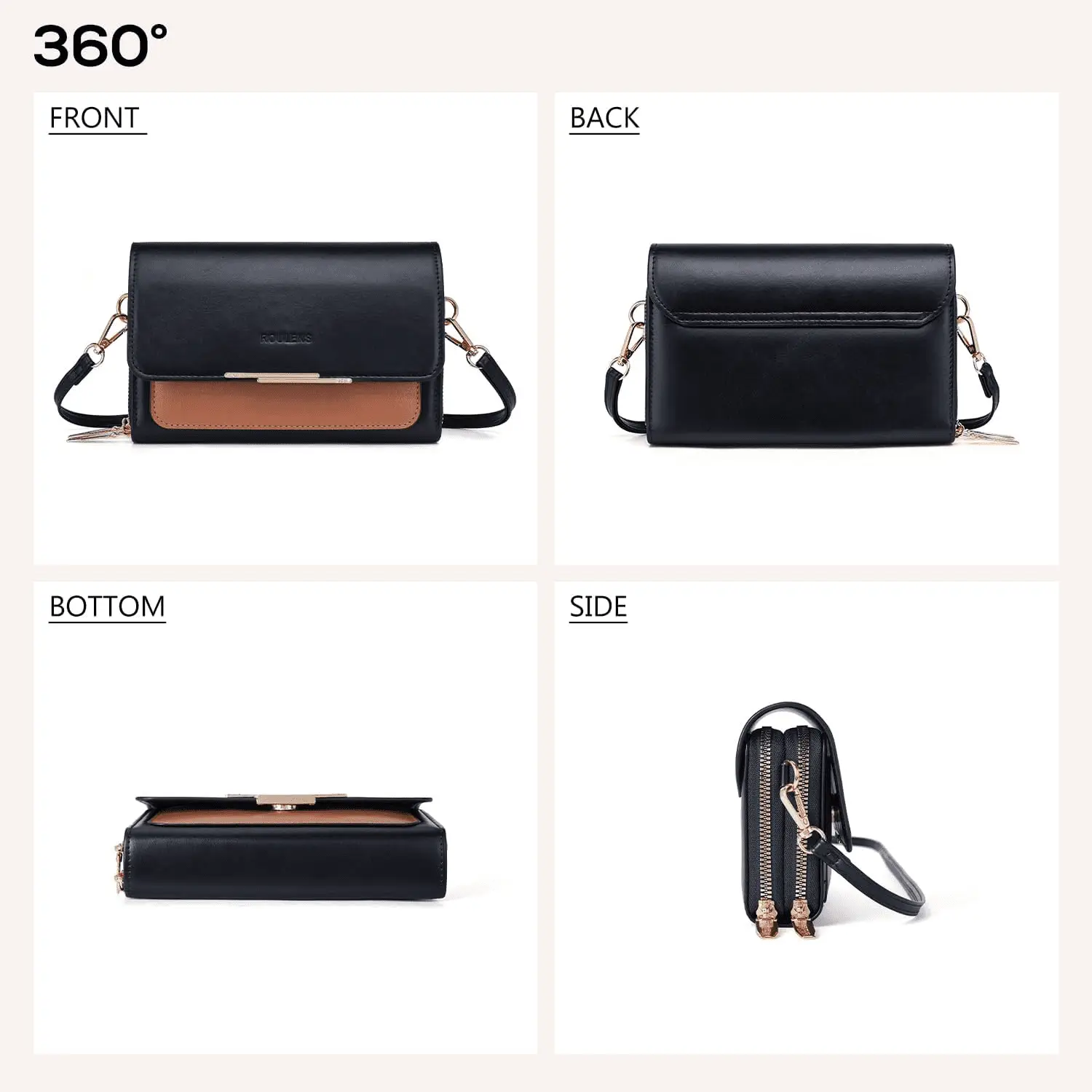 Small Crossbody Bag for Women,Cell Phone Purse Women'S Shoulder Handbags Wallet Purse with Credit Card Slots - Image 4