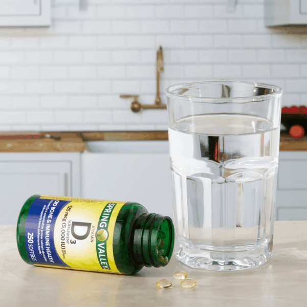 Vitamin D3 Softgels, 125 Mcg per Softgel, 5,000 IU, 250 Count - Image 4