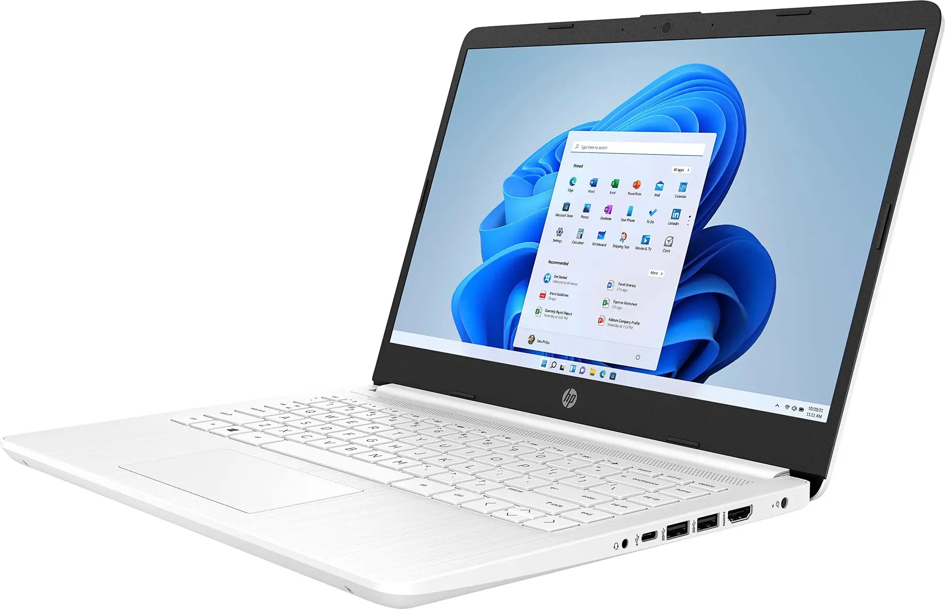 14” HD Laptop, Intel Celeron N4120, 4GB RAM, 64GB Emmc, Windows 11 Home in S Mode, Snowflake White - Image 3