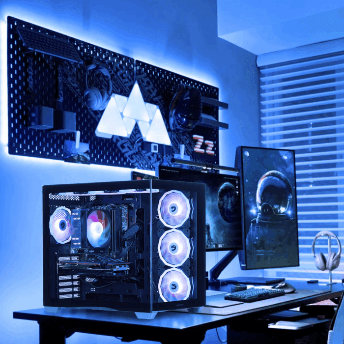 Gaming PC Desktops AMD Ryzen5 5500 AMD Radeon RX 6600 1TB SSD 16GB RAM 650W Win11 WIFI - Image 6