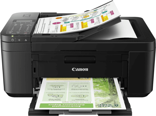 PIXMA TR4720 All-In-One Wireless Printer, Home Use with Auto Document Feeder, Mobile Printing and Built-In Fax, Black
