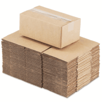 Brown Corrugated - Fixed-Depth Shipping Boxes, 10L X 6W X 4H, 25/Bundle -UFS1064 - Image 2