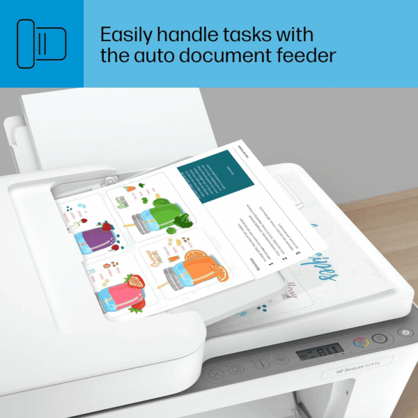 Deskjet 4255E Wireless All-In-One Color Inkjet Printer, Scanner, Copier, Best-For-Home, 3 Months of Instant Ink Included (588S6A) - Image 11