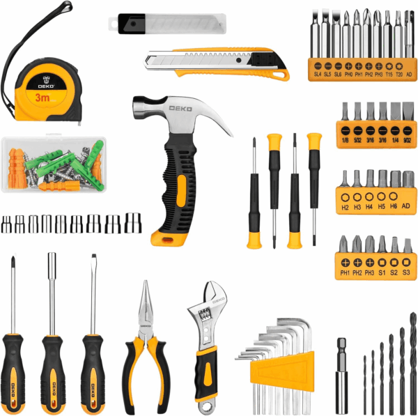Tool Set：Tool Kit with 8V Cordless Drill,Tool Box with Drill,Hand Drill Set for Men & Women,Home Tool Kits for House Repair,Handyman,Diy 126 Piece - Image 3