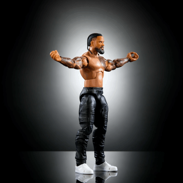 WWE Elite Action Figure & Accessories, Series #114 6-Inch Collectible Jimmy USO with 25 Articulation Points & Swappable Hands - Image 5