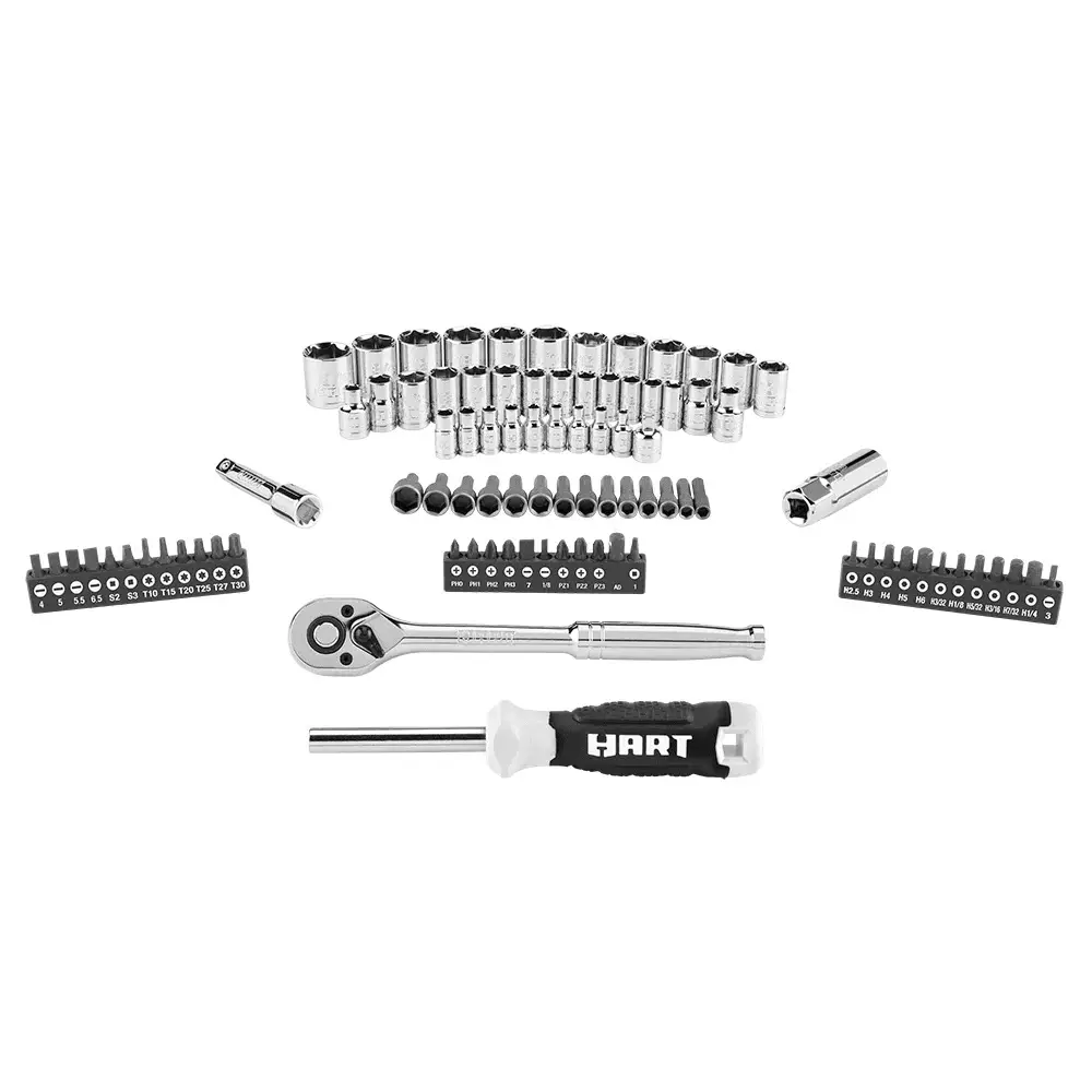 90-Piece 3/8-Inch Mechanics Tool Set, Chrome Finish - Image 3