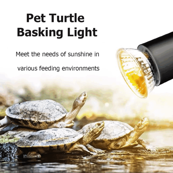 UVA + UVB Reptile Lamp ,Turtle Basking UV Light for Lizards, Snakes, Aquarium Aquatic Reptile Amphibian(25W) - Image 3