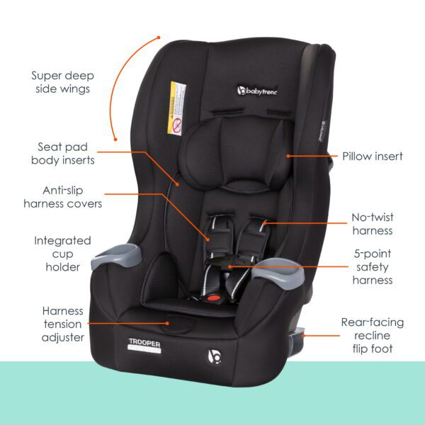 Trooper 3-In-1 Convertible Car Seat - Image 2