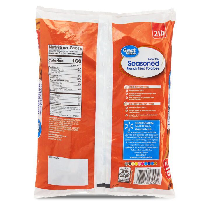 Seasoned French Fried Potatoes, 32 Oz Bag (Frozen) - Image 6