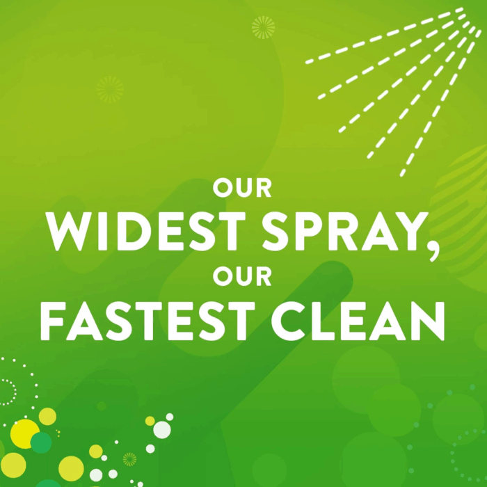 Mega Bathroom and Shower Cleaner Spray, Foaming Action Removes Limescale and Soap Scum, Rainshower Scent, 32Oz - Image 5