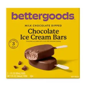 Milk Chocolate Dipped Chocolate Ice Cream Bars, 3 Fl Oz, 3 Count