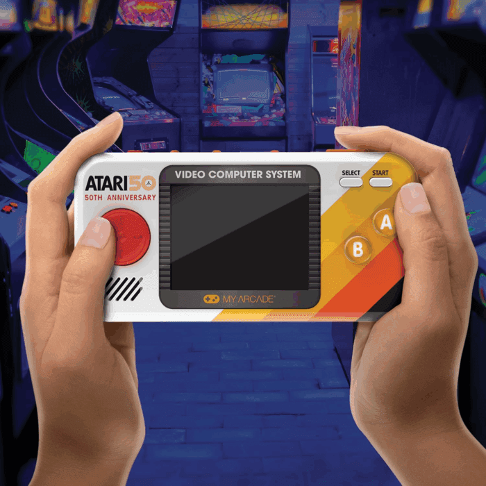 Atari Pocket Player Pro: Handheld Portable Video Game Console with 100 Games, 2.75" Color Display, Ergonomic Design - Image 6