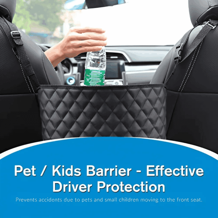 Purse Holder for Cars - Car Purse Handbag Holder between Seats - Auto Storage Accessories for Women Interior - Automotive Consoles and Organizers Net Pocket for Front Seat - Image 5