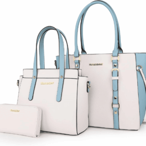 3PCS Purses for Women Tote Bag and Wallet Set Shoulder Satchel Handbags