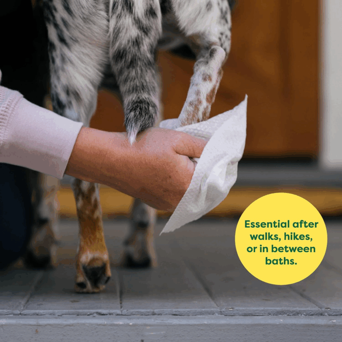 Pet Grooming Wipes for Dogs and Cats, Hypoallergenic, Cleaning and Hydrating, for Paws, Body and Butt, Unscented, 400 Count - Image 3