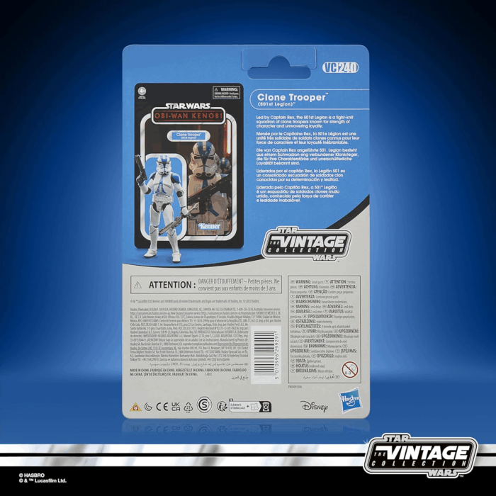 the Vintage Collection Clone Trooper (501St Legion), Obi-Wan Kenobi 3.75 Inch Collectible Action Figure - Image 9