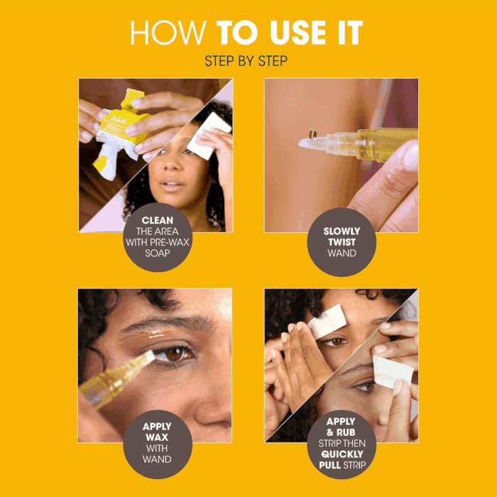 Eyebrow Shaper Wax Kit - Natural All Skin Types - Eyebrow Facial Hair Removal for Women - Image 4