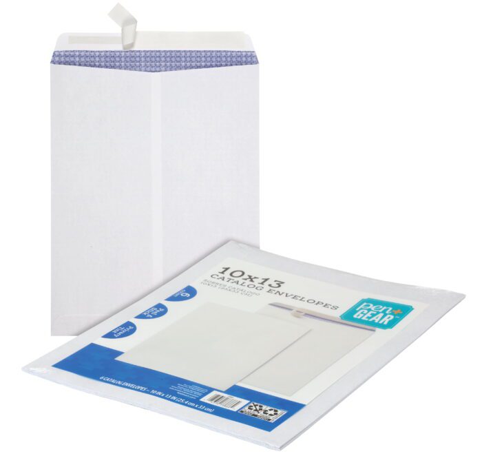 Catalog Envelopes, 28 Lb. White Wove, (10" X 13") Peel and Stick, 6-Count - Image 4