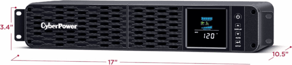 CP1500PFCRM2U PFC Sinewave UPS System, 1500VA/1000W, 8 Outlets, AVR, Short Depth 2U Rackmount - Image 6
