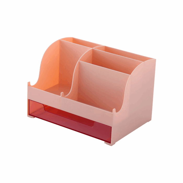 Makeup Organizer with Drawers -Plastic Skincare and Cosmetic Storage for Vanity Countertop,Dresser Top Organizer for Lotions,Beauty Products,Cologne Perfume-Bathroom Countertop Organization - Image 2