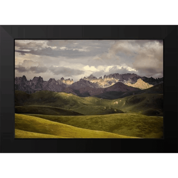 Yu, James 18X13 Black Modern Framed Museum Art Print Titled - Tibetan Plateau - Image 2