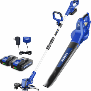 20V Weed Wacker, Leaf Blower, String Trimmer, Lightweight, Adjustable Telescopic Shaft, Easy to Use and Convert, 2 * 2Ah Battery & 1*Charger