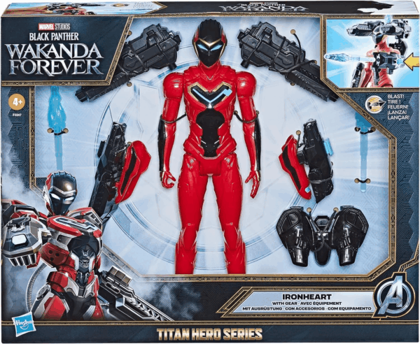 Studios' Black Panther Wakanda Forever Ironheart with Gear 12-Inch Action Figure, Titan Hero Series, Superhero Toys for Kids Ages 4 and Up - Image 4