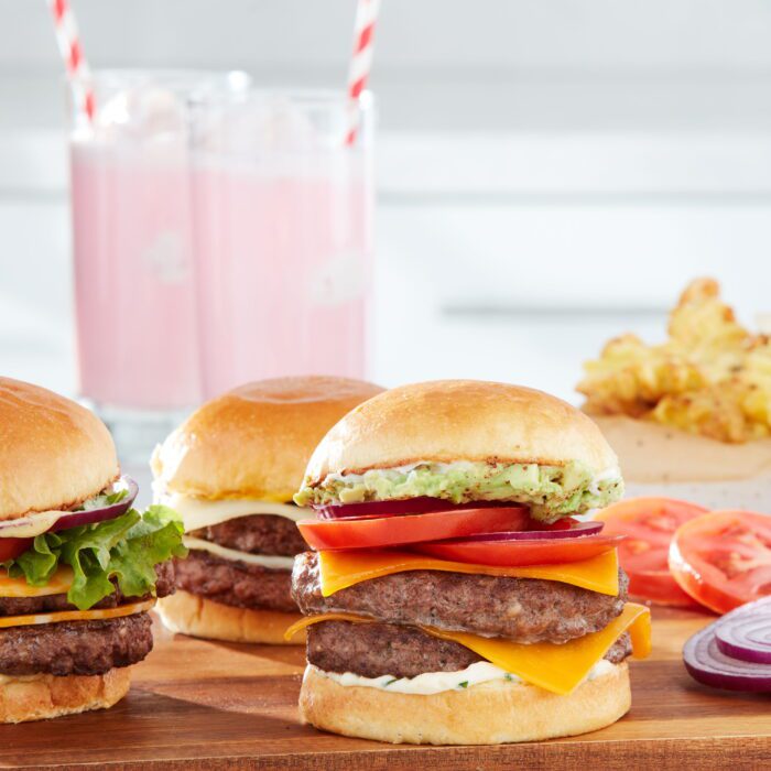 100% Pure Beef Burgers, 75% Lean/25% Fat, 3 Lbs, 12 Count (Frozen) - Image 2