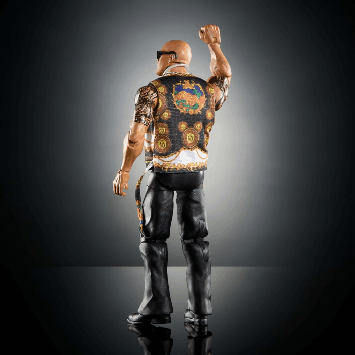 Elite Action Figure & Accessories, Series #115 6-Inch Collectible the Rock with 25 Articulation Points & Swappable Hands - Image 6
