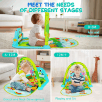 Baby Play Mat,Baby Gym Play Mats Baby Toys,Kick and Play Piano Gym,Baby Play Piano Gym,Musical Activity Center for Baby,Play Mats for Babies and Toddlers,Tummy Time Mat Toys 0-3-6-12 Months - Image 5