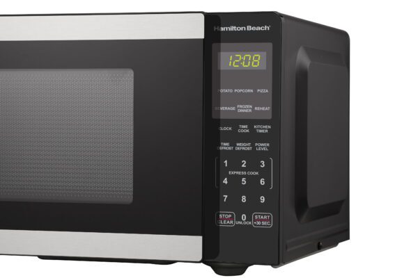 0.9 Cu Ft Countertop Microwave Oven, 900 Watts, Stainless Steel, New - Image 8