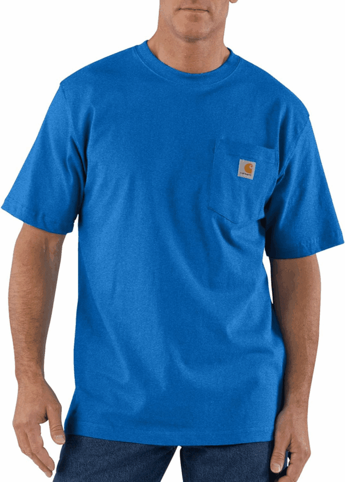 Men'S Loose Fit Heavyweight Short-Sleeve Pocket T-Shirt (Also Available in Big & Tall)