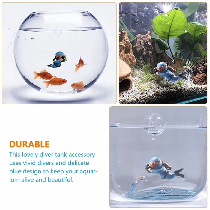 2-Pack Cute Fish Tank Decorations Floating Aquarium Accessories - Image 4