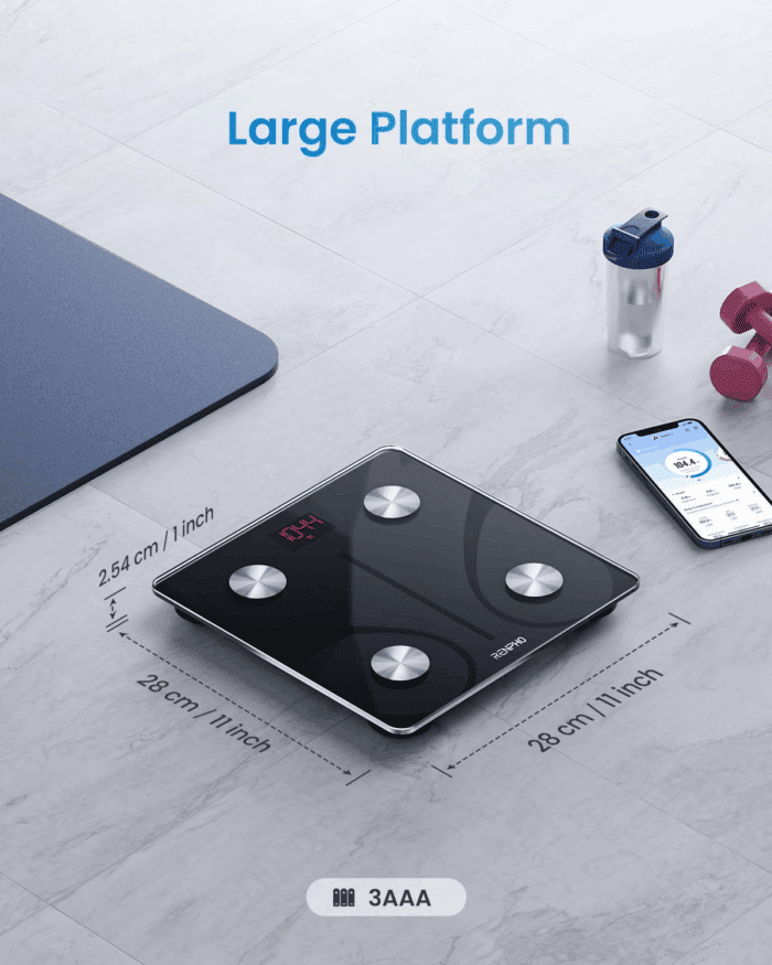 Smart Scale for Body Weight, FSA HSA Eligible, Digital Bathroom Scale BMI Weighing Bluetooth Body Fat Scale, Body Composition Monitor Health Analyzer with Smartphone App, 400 Lbs - Elis 1 - Image 7