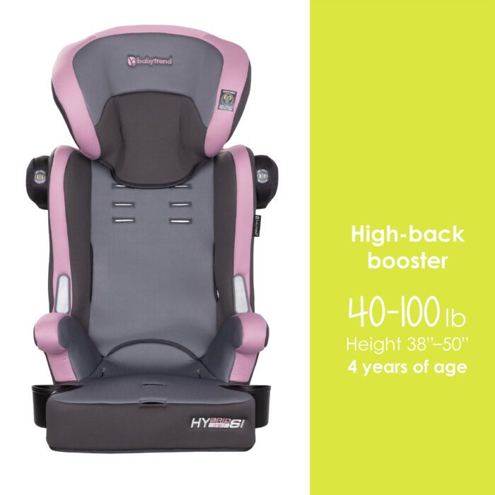 Hybrid SI 3-In-1 Combination Booster Car Seat - Desert Rose - Image 5