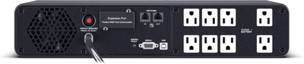 CP1500PFCRM2U PFC Sinewave UPS System, 1500VA/1000W, 8 Outlets, AVR, Short Depth 2U Rackmount - Image 3