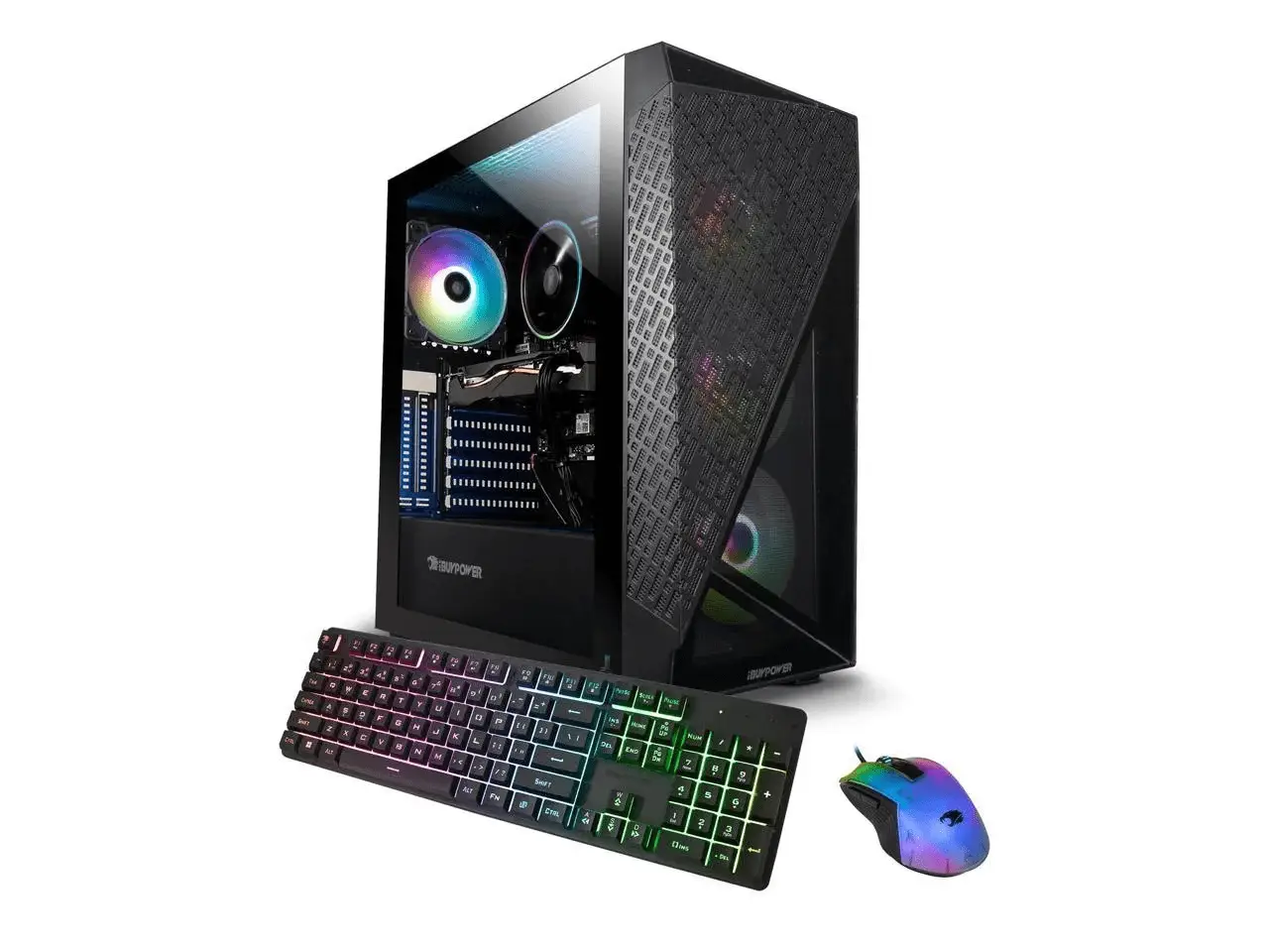 Slate 6 MESH Gaming PC Desktop - AMD Ryzen 5 7600 - NVIDIA Geforce RTX 4060 8GB - 16GB DDR5 RGB - 500GB Nvme SSD - Slatemesha5N4601