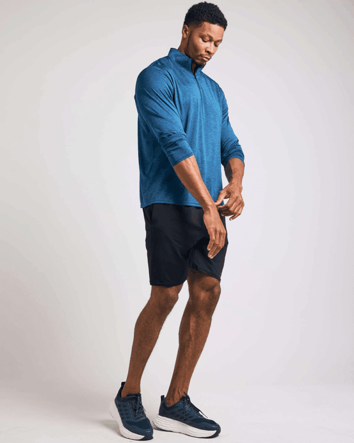 3 Pack: Men'S Dry-Fit Active Quarter Zip Long Sleeve Athletic Performance Pullover (Available in Big & Tall) - Image 5