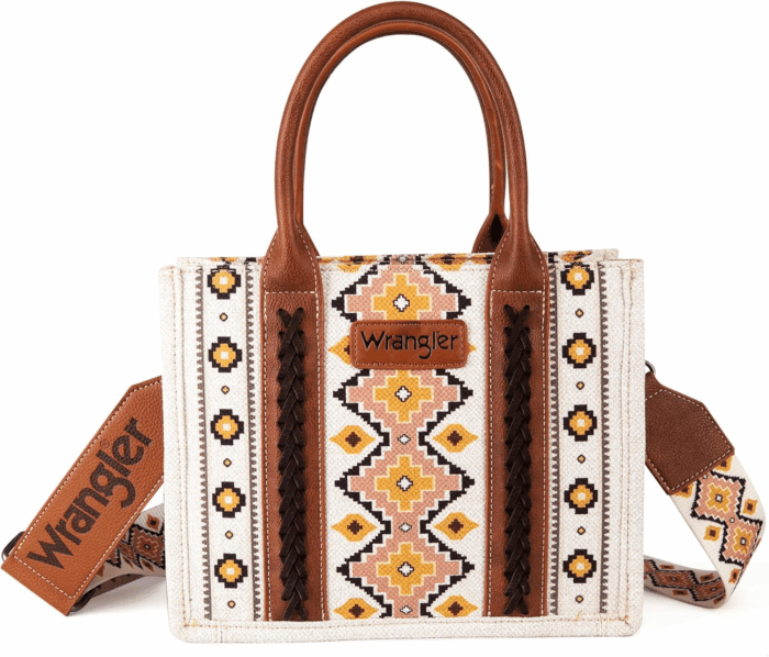 Wrangler Tote Bag for Women Western Shoulder Purses Boho Aztec Satchel Handbags - Image 3