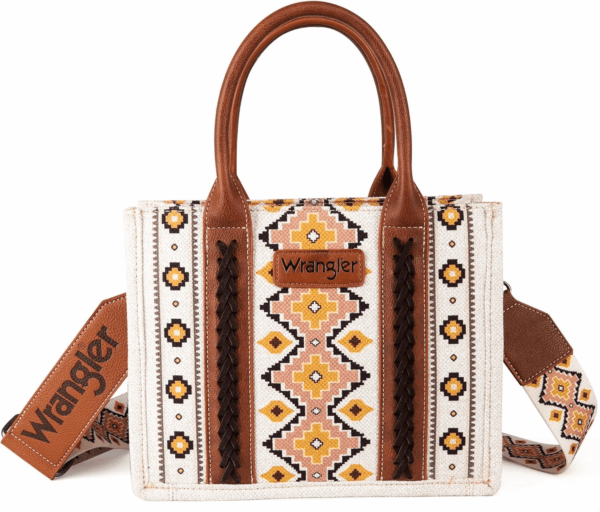 Wrangler Tote Bag for Women Western Shoulder Purses Boho Aztec Satchel Handbags - Image 3