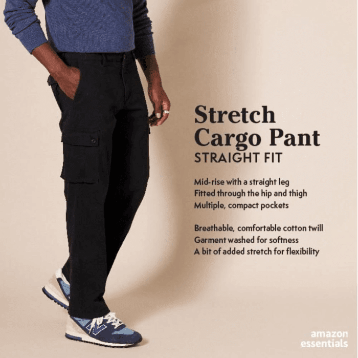 Men'S Straight-Fit Stretch Cargo Pant (Available in Big & Tall) - Image 2