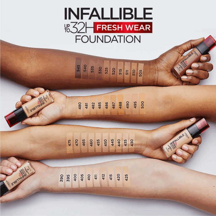 Infallible Fresh Wear 32 Hr Liquid Foundation Makeup, 410 Ivory, 1 Fl Oz - Image 3