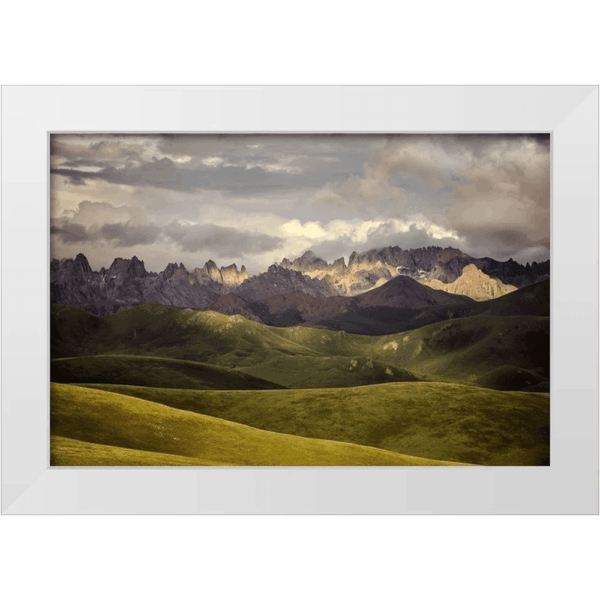 Yu, James 18X13 Black Modern Framed Museum Art Print Titled - Tibetan Plateau - Image 7