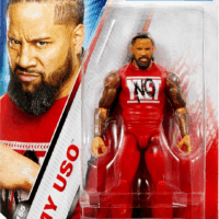 WWE Jimmy USO Action Figure, Main Event Series #155 6-Inch Collectible with 10 Articulation Points & Life-Like Look - Image 2